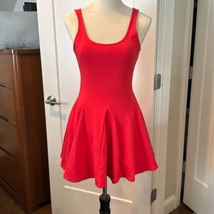 KNT by Kova and T. Coral mini skater dress